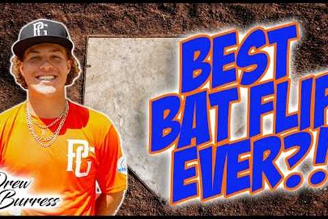 Drew Burress with the BAT FLIP of the YEAR