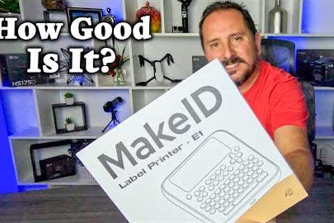 The Ultimate Label Maker Showdown: Makeid E1 Portable Bluetooth Printer - Unboxing &amp; Review!