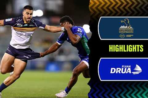 Super Rugby Pacific 2023 | Brumbies v Fijian Drua | Rd 8 Highlights