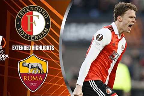 Feyenoord vs. Roma: Extended Highlights | UEL Quarter-Finals - Leg 1 | CBS Sports Golazo