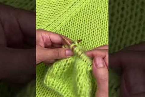 knitting for beginners #Shorts