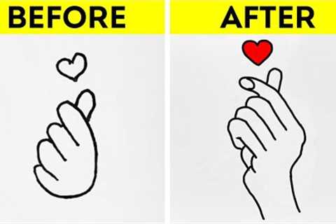Easy Art Hacks And drawing Techniques For Everyone