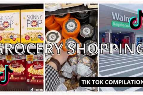 [TIKTOK COMPILATION ASMR] WALLMART GROCERY SHOPPING &amp; RESTOCKING #11