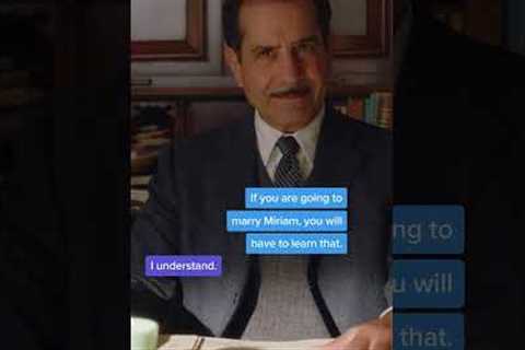 Abe is SERIOUS about who Midge marries ☝️ | The Marvelous Mrs. Maisel