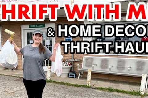 HOME DECOR THRIFTING WITH A THRIFT HAUL * COME THRIFT WITH ME &amp; LET’S SEE WHAT’S ON THE SHELVES