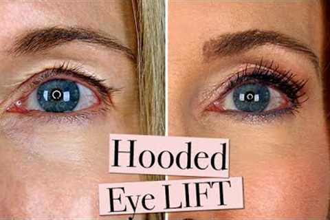 INSTANT EYE LIFT! Disguise Your Sagging Hooded Eye Lids with Makeup!