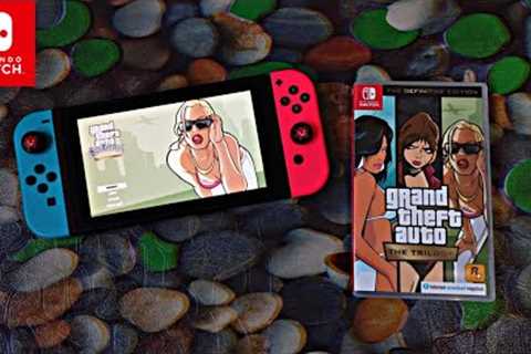 GTA TRILOGY DEFINITIVE EDITION NINTENDO SWITCH REVIEW &amp; GAMEPLAY