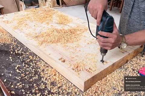 Novelty in Woodworking Techniques // How To Make the Living Room Luxurious and Magnificent