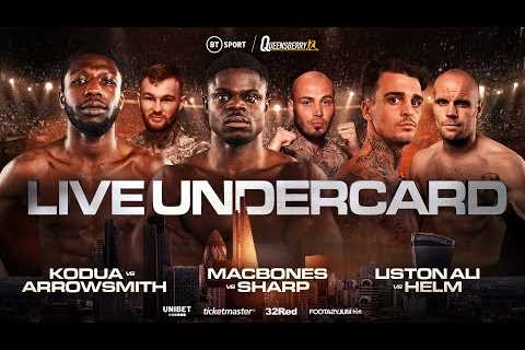 LIVE BOXING! Watch action from the Joe Joyce vs Zhilei Zhang undercard in London