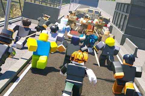 We RAIDED every Roblox Military Roleplay server with OVER 80 PLAYERS!
