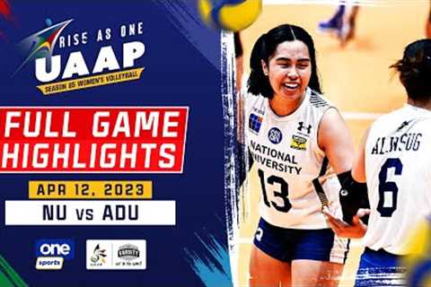 NU vs. AdU round 2 highlights | UAAP Season 85 Women's Volleyball - Apr. 12, 2023