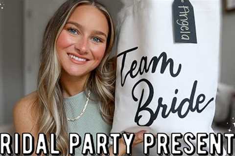 BUDGET BRIDAL PARTY GIFT IDEAS!! putting my bridesmaid's gifts together for cheap!