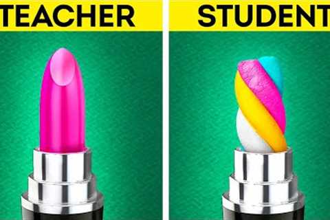 HOW TO SNEAK FOOD INTO CLASS? Best School Hacks And Crafts