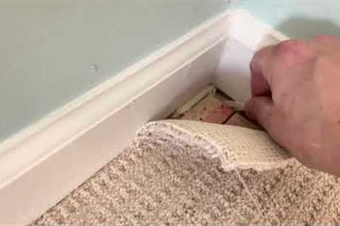 Pattern carpet installation. Daily grind.