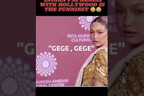 Indian Paparazzi with Hollywood actors is funniest interaction 😂😂 #viral #nmacc
