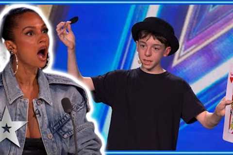 13-year-old schoolboy's marvellous MAGIC! | Auditions | BGT 2023