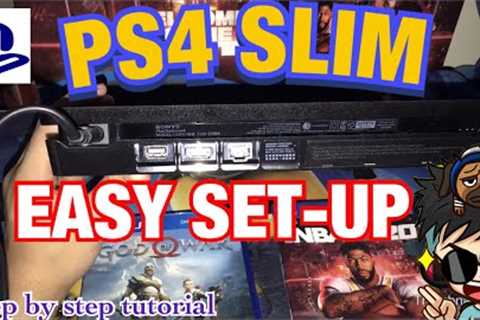 How to set up PS4 Slim for beginners? | Sony Playstation 4 Slim Set up | Tagalog