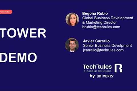 Tower Demo, comprehensive solution for Wealth Management
