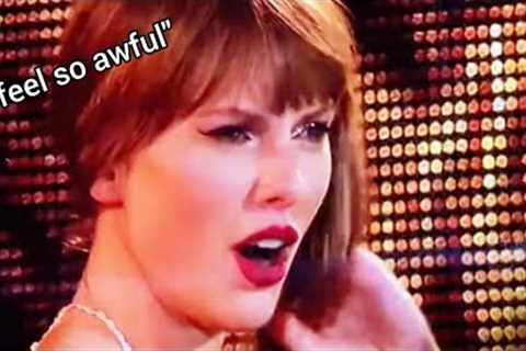 Taylor Swift APOLOGIZED on stage at The Eras Tour