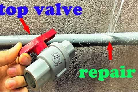 Plumbing And The Unexpected Fix! Tips For Adding Stop Valves And Repairing Pvc Pipes