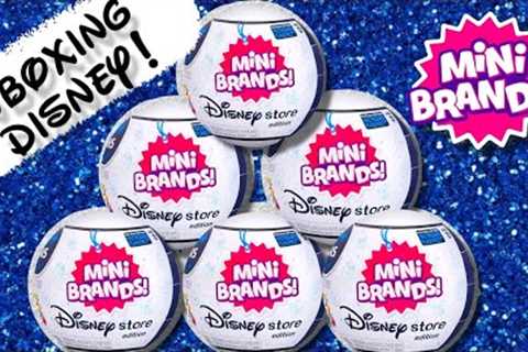 Unboxing Mini Brands DISNEY STORE Edition!! Zuru 5 Surprise Toy Blind Bag Opening!!