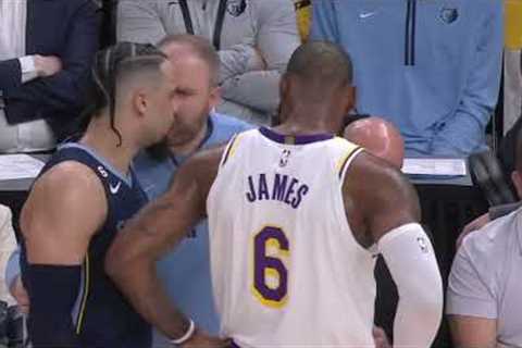 LEBRON SNEAKING UP BEHIND BROOKS &amp; EASE-DROPPING IS FUNNY AS HELL!