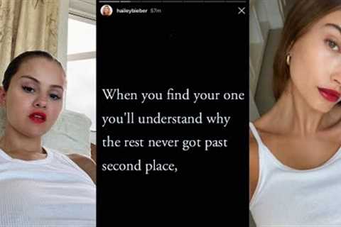 Hailey Baldwin shades and copies Selena Gomez again after Selena secretly met Justin at Coachella