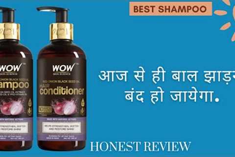 WOW Onion Black Seed Shampoo &amp; Conditioner Review || Wow Shampoo unboxing 🧴