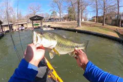 Kayak Fishing Lake Athens (BIG BASS LIVE HERE)