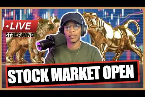 LIVE: STOCK MARKET OPEN!! THE MASKED INVESTOR SHOW