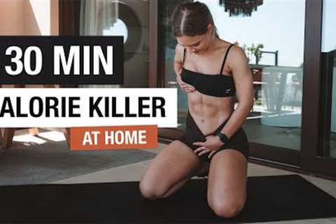 30 MIN FAT BURNING CARDIO WORKOUT - High-Intensity (HIIT), Full Body, No Repeat