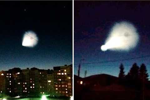 This Man Was Able To Capture Something Huge Opening Up Above Him Before This Happened