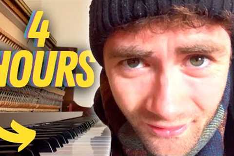 Musicians don't take breaks (practicing piano 4 hours a day)