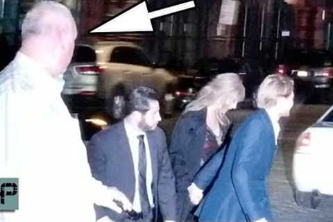 Taylor Swift's Bodyguard Threatens to Shoot Paparazzi as She and Joe Alwyn Arrive Home