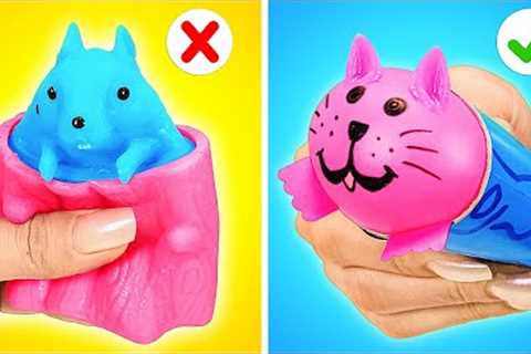 RICH VS BROKE GADGETS CHALLENGE || How To Make Gadgets For Free! DIY Ideas &amp; Toys By 123 GO!..