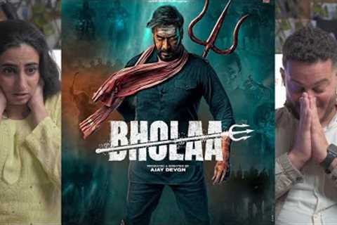 BHOLAA Teaser 2 REACTION by Arabs | Bholaa In 3D | Ajay Devgn | Tabu | Bhushan Kumar | Tseries