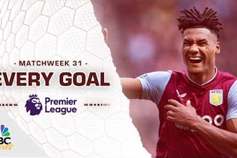 Every Premier League goal from Matchweek 31 (2022-23) | NBC Sports