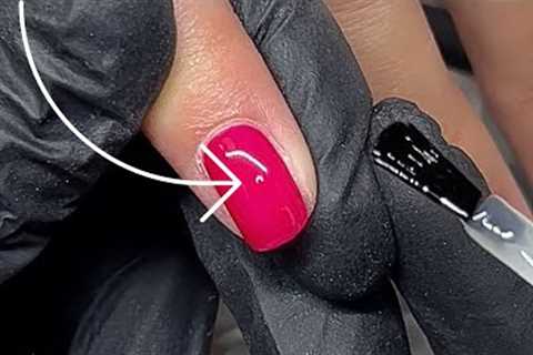 How to fix a bump in a CND Shellac