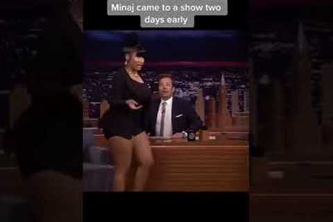 When Nicki Minaj Came To Jimmy Fallon's Show On The Wrong Day #shorts