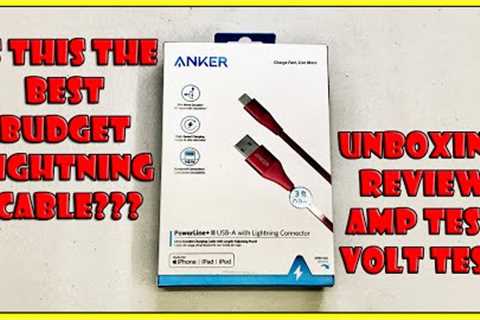 The Best Budget Lightning Cable | Anker PowerLine+ II Lightning Cable | Unboxing