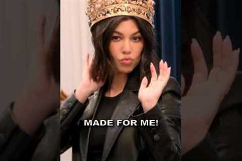 It was made for me?! 💯 Kourtney Kardashian #thekardashians