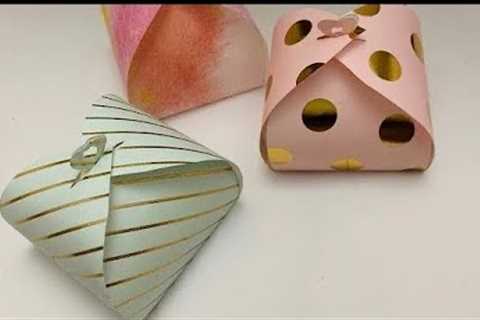 Origami gift box/How to make origami gift box/DIY gift box