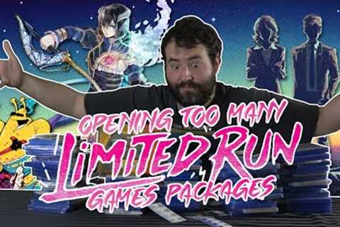 Unboxing Years of Limited Run Games Stuff - Adam Koralik