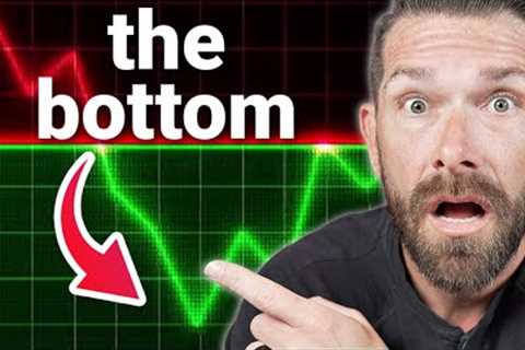 It's OVER:  Mortgage Rates Have Hit The Bottom