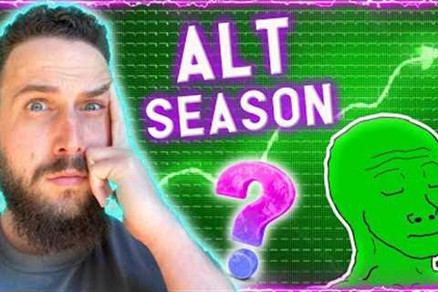 ALT SEASON?! CRYPTO PUMPING NOW! (Watch BEFORE You Buy!!).