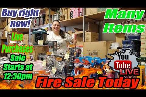 Live Fire Sale Health &amp; Beauty, Toys, Jewelry and more - Start at 12:30 CST - Online Re-seller