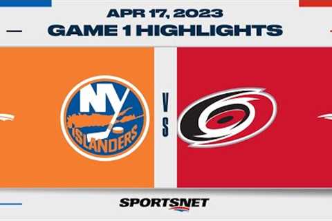 NHL Game 1 Highlights | Islanders vs. Hurricanes - April 17, 2023