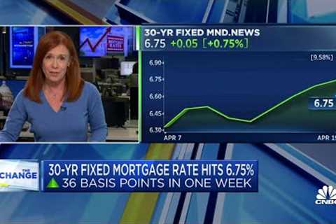 Mortgage rates are moving higher amid economic uncertainty