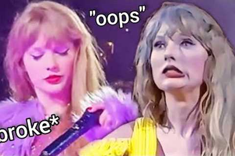 Taylor Swift STRUGGLING on stage at The Eras Tour