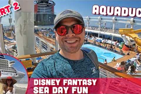 Lots of Fun On First Sea Day | Part 2 | Disney Fantasy | Disney Cruise Line